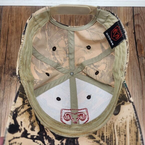 VINTAGE Dodge Hemi Hat Cap Snapback Camo Mens Trucks Hunting Outdoors Fishing - Picture 9 of 10